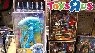 Toys R Us TOY HUNTING  NECA FIGURES ALIEN, GREMLINS, ASH VS EVIL DEAD 2017