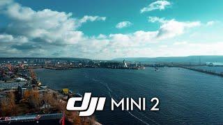 Жигулевское море. Порт Тольятти  ГЭС  Видео с коптера Dji mini 2