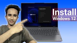 How to Install Windows 12 - Concept Video 2024