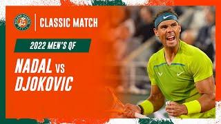 Nadal vs Djokovic 2022 Men's quarter-final | Roland-Garros Classic Match