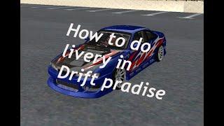 How to do livery on car in MTA Drift paradise