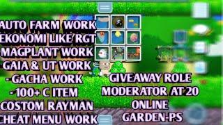 GARDEN-PS [ GIVEAWAY MODS ] FREE CHEAT MENU NEW GTPS 2023