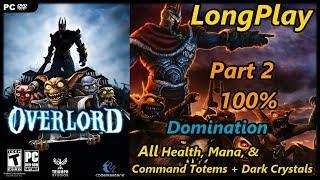 Overlord 2 - Longplay 100% Domination (Part 2 of 2) All Tower Objects Walkthrough (No Commentary)