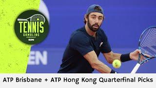 ATP Brisbane + ATP Hong Kong Quarterfinal Picks – 1/2/25