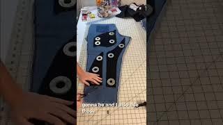 How I made : Mugler inspired pants #rbonneygabriel #missuniverse #sustainablefashion