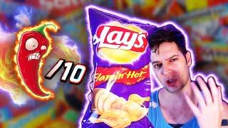 Вкусное ЖРАЛОВО из США #3 [Острые Lays]