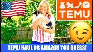 New*Temu Haul!! You Guess Temu or Amazon Haul/ This is My favorite Video So Far #temu #temufinds