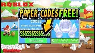 PAPER BALL SIMULATOR CODES ROBLOX