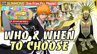 Beginner's Guide To Choose A 6 Star Breakdown - Tips & Tricks Bleach Brave Souls 5th Anniversary