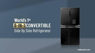 Convertible Fridge (GT Pro) | Giantech Series | 8 convertible modes | Walton Smart Fridge | Walton