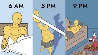 A day in the life of a calisthenics addict (Yellow Dude)