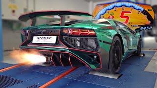 Lamborghini Aventador SV feat. Capristo Straight Pipes on the DYNO | The most BRUTAL sounding V12!