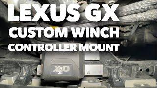 Custom Winch Control Mount - Lexus GX Overland Build