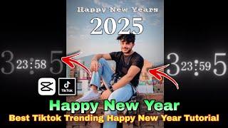 Best Tiktok Happy New Year 2025 Trending Video Tutorial in Capcut | Trending Edit