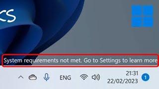 Fix 'System requirements not met' warning in Windows 11 in 2025