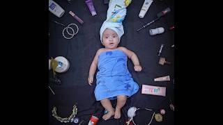 Makeup theme baby photo shoot idea at home #shorts #youtube shorts  #cute #viral
