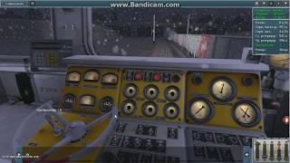 2ТЭ10М; полный запуск 2х секций в trainz simulator(TS12)