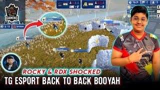ROCKY AND RDX SHOCKED ON TG B2B BOOYAH | MAFIA CLUTCH ? TG B2B BOOYAH IN LIDOMA |  COMEBACK BUT ...