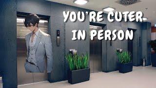 ASMR M4M | Date finds you in an elevator | [Flirty] [Wholesome]