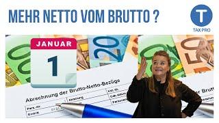 Mehr Netto vom Brutto (WENIGER!) Neue Gehaltsabrechnung 2023