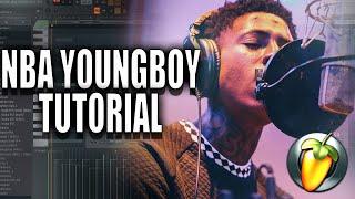 How To Make A Aggressive Beat For NBA YoungBoy | Top Album For Placement Tutorial Fl Studio