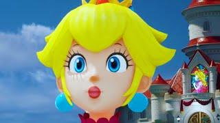 Princess Peach fat, big and inflated plus random Mario Level mayhem