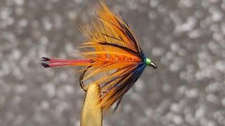 The solar flare bumble Irish style wet fly by John Moore