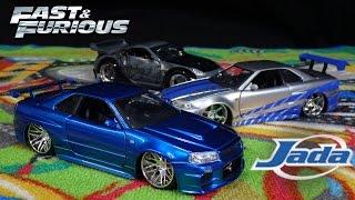 Fast and Furious Brian's Blue Nissan Skyline GTR - Jada Toys