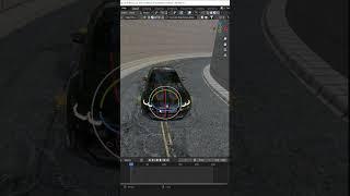 How i create Realistic drifting Car Animation in Blender  #cgi #blender  #blenderguru