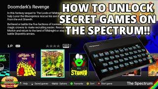 How To Unlock Secret Games On THE Spectrum Carousel!