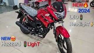 Launched 2024 Hero Glamour 125 Classic Led Headlight & Hazzard LighT UPGRADE Model Full Review