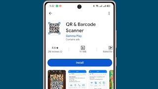 Qr and barcode scanner app kaise use kare || how to use Qr and barcode scanner app