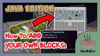 How To ADD Your OWN BLOCKS Into my Ore Generator! [1.13-1.16]