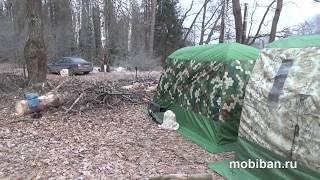 Testing the attachable tent to Mobiba MB-10