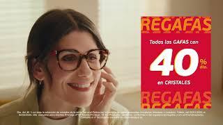 REGAFAS: ¡TODAS LAS GAFAS CON 40% DTO. EN CRISTALES!  | GENERAL OPTICA