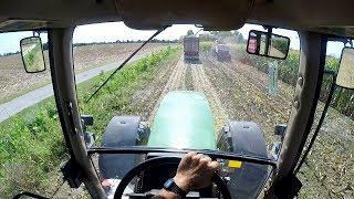 Cab View | John Deere 7810 + Dumper Vaia 8 Metri | Mais Silage