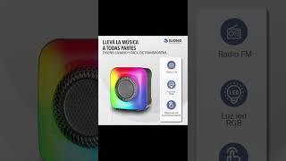 Parlante portatil 3Rgb Bluetooth Flame light Fm  Recargable #argentina #electronica #raka