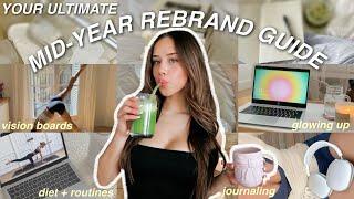 HOW I REBRAND MY LIFE & LEVEL UP! (it’s time to lock in & become *her*) ￼⭐️ vision boards & glow ups