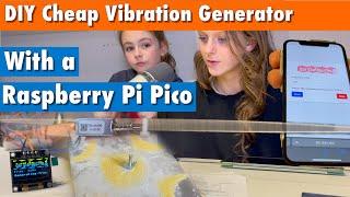 How to Build a Cheap Vibration Generator for Physics Experiments  using a Raspberry Pi Pico W