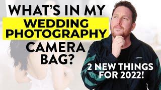 What's In My Wedding Photography Camera Bag? 2 NEW THINGS!