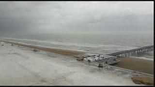 Storm damage in Virginia Beach