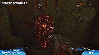 DOOM (2016) - All 3 Skull Switch Secrets (Argent D'Nur Uncharted Territory Challenge)