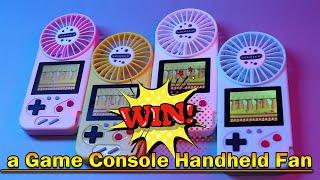 Giveaway: get 2 in 1 Game Console Handheld Fan