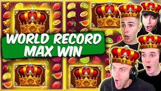 JUICY FRUITS MULTIHOLD WORLD RECORD BIGGEST WINS: Top 6 (Ayzee, Toaster, WatchGamesTV)