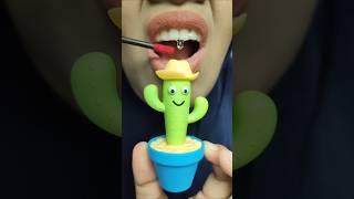 ASMR Magic "Essence Lip Gloss Crystal Clear Cactus" to Candy Transformation!  #short #shorts 1024