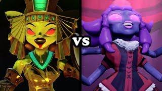 Skylanders Imaginators - Golden Queen VS Mesmeralda - EVIL WAIFU BATTLE!