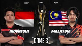 INDONESIA vs MALAYSIA GAME 3 MLBB | SEMI FINALS WEC24 RIYADH IESF