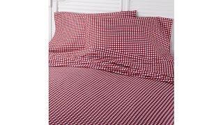 JB MF Red Gingham Sheet Set T