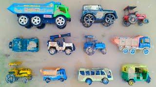 Mini Khet Me Truck Stuck In Mud Video | Thar 4x4 | Truck Loading | Auto Rickshaw | Jcb | Parth Kids