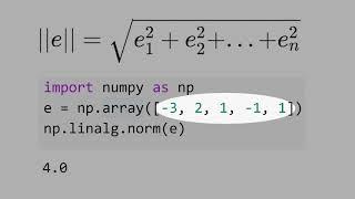 10.2) Euclidean Norm of an n-vector